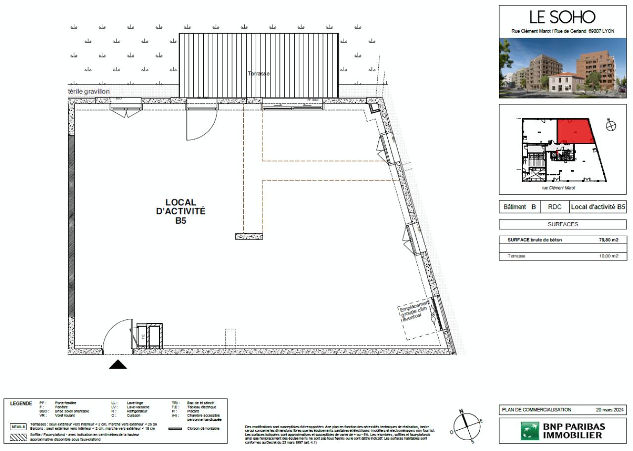 Bureau Lyon 650m² Vente bureau Lyon Rhône OVBUR2314314 8